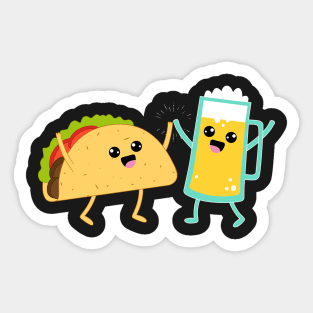 Taco & Beer Sticker